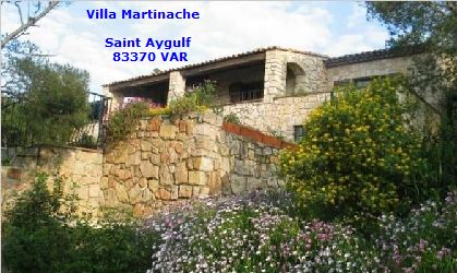  Location villa Martinache Saint Aygulf 83370 8 couchages piscine internet gratuit plage du grand Boucharel 