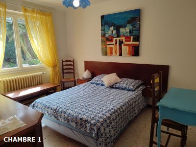  Saint Aygulf, Fréjus 83370, 2 chambres, 5 couchages, rez de jardin de villa, Quartier au calme, parking privatif, jardin clôturé, loueur particulier 