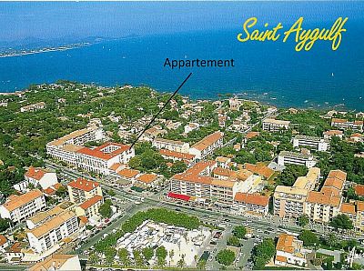 centre ville Fréjus Saint Aygulf 83, 1 chambre, 4 couchages, climatisation, garage privé, loueur particulier, proche plage Galiote, port de plaisance