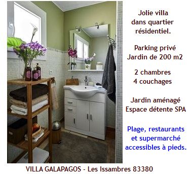  Location particuliers, les Issambres, 83380, villa avec piscine, 2 chambres, proche plage de la Gaillarde, la Garonnette, linge draps fournis, climatisation, internet gratuit, parking privé 