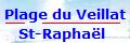  Location Saint-Raphael, proche plage du Veillat, 2 chambres, rez de jardin de villa, proche gare SNCF Valescure, 4 couchages 