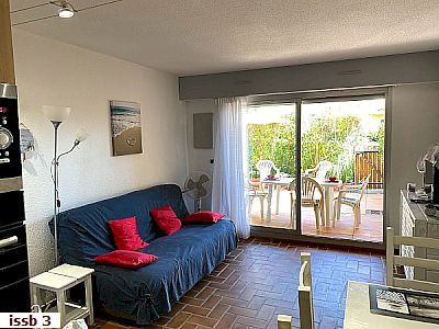 Les Issambres, domaine de la Gaillarde, 2 chambres, 6 couchages, rez de jardin, internet, proche plage de la Gaillarde, le Grand Boucharel, San Peire les Issambres