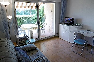 Les Issambres, domaine de la Gaillarde, 83380 Roquebrune sur Argens, studio rez de jardin, wifi internet